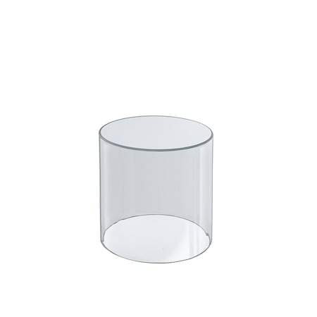Azar Displays 4"W x 6"H Clear Acrylic Cylinder 556406